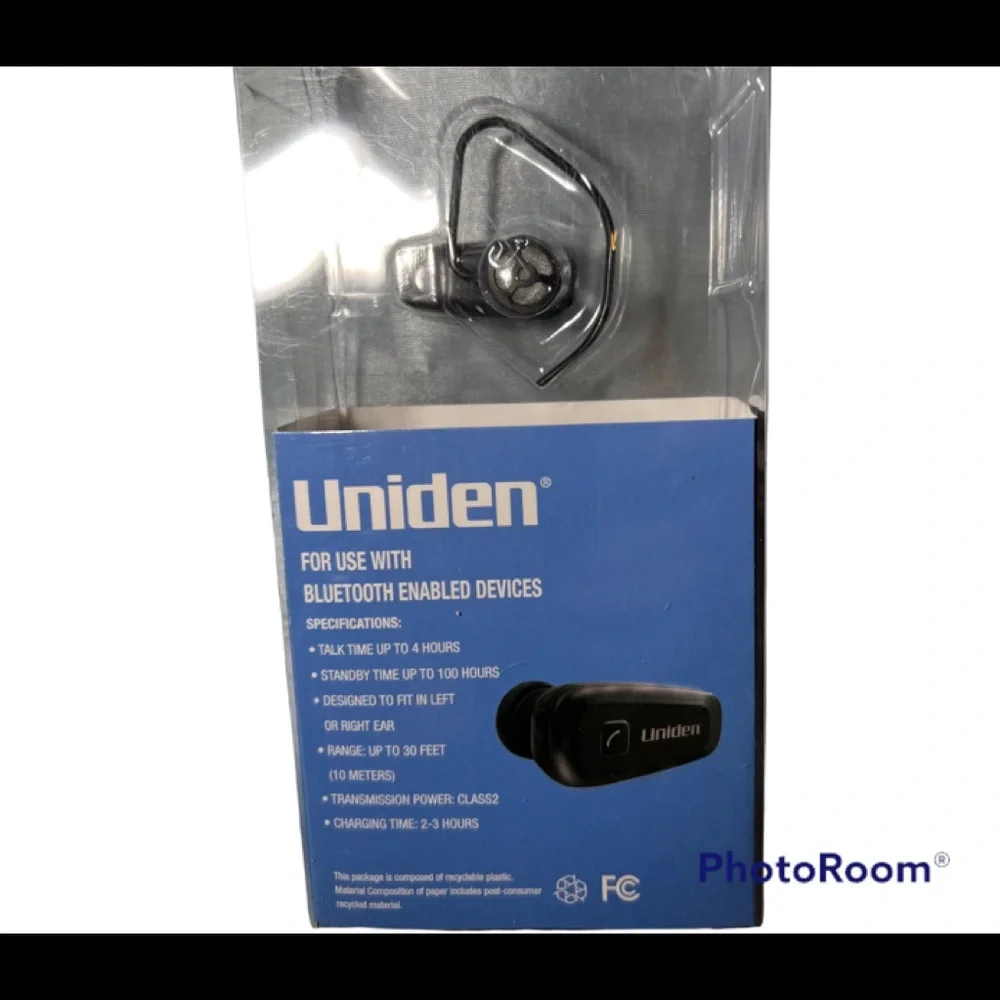 Uniden Wireless Bluetooth Earpiece - Model UN114, sealed package, Comfortable!
